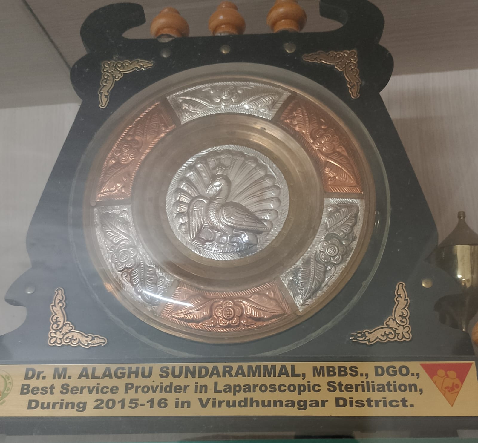 Best Service Provider Award – Laparoscopic Sterilisation 2015-16